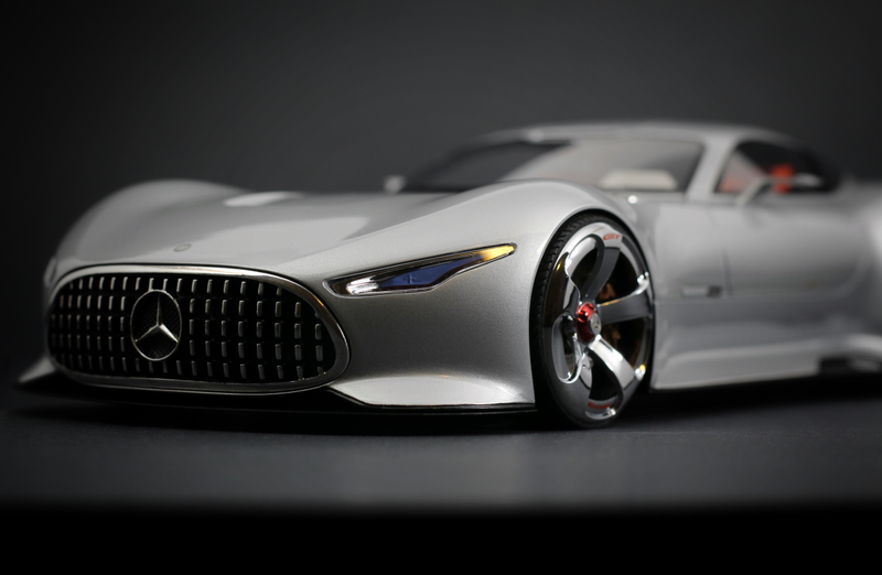 Illustration for article titled Pinnacle Piece: Mercedes-Benz AMG Vision Gran Turismo from Model 777